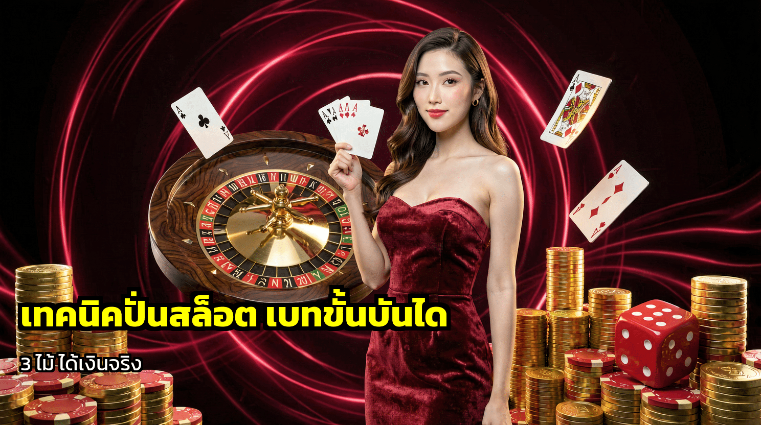 เทคนิคปั่นสล็อต เบทขั้นบันได